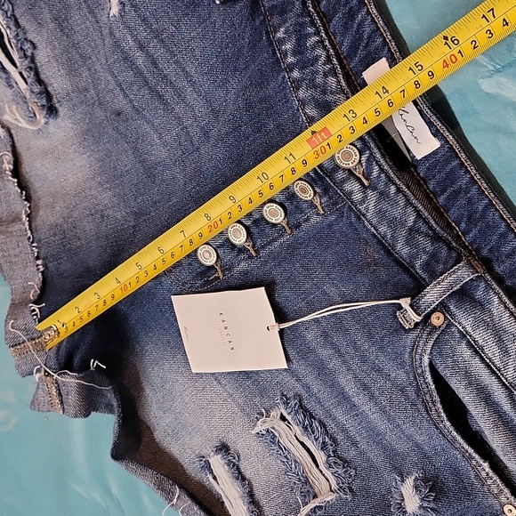 NWT KanCan Los Angeles High Rise Denim Jeans Shorts - Picture 10 of 12